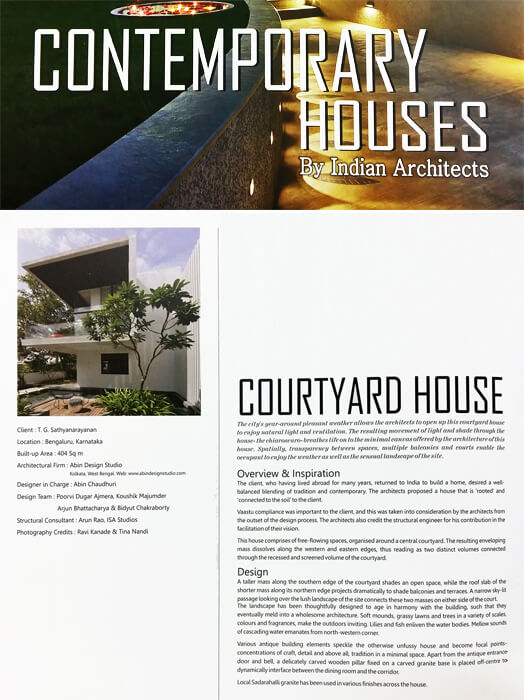 Contemporary Houses by Indian Architects