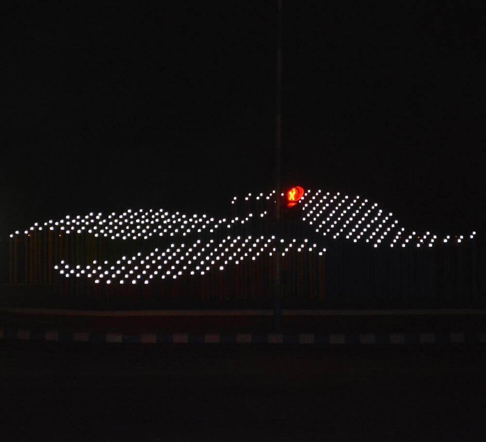 Bamboo Installation, Kolkata photo