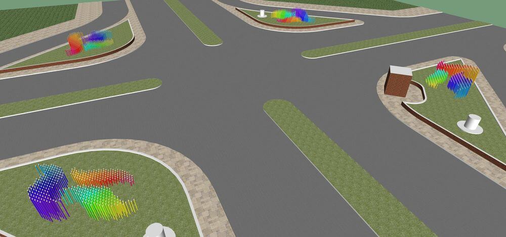 Bamboo Installation, Kolkata photo