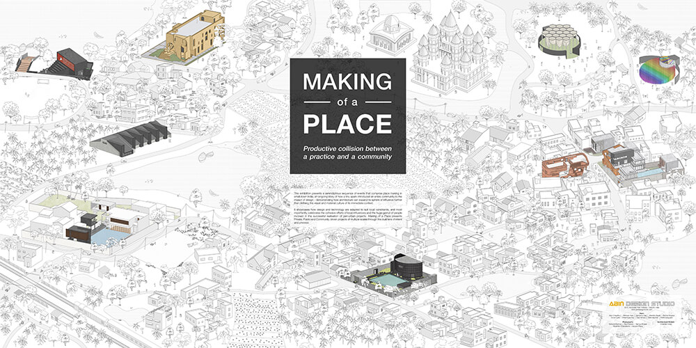 Making of a Place | CEPT Library Exhibition  photo