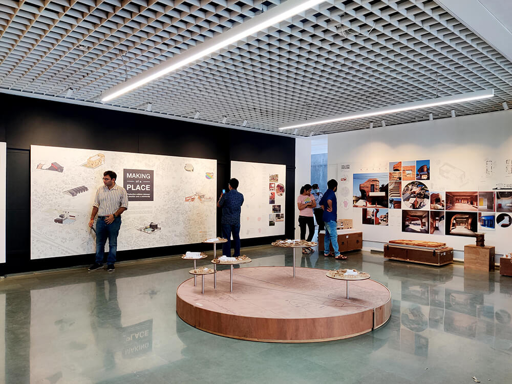 Making of a Place | CEPT Library Exhibition  photo