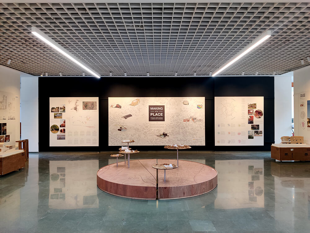 Making of a Place | CEPT Library Exhibition  photo