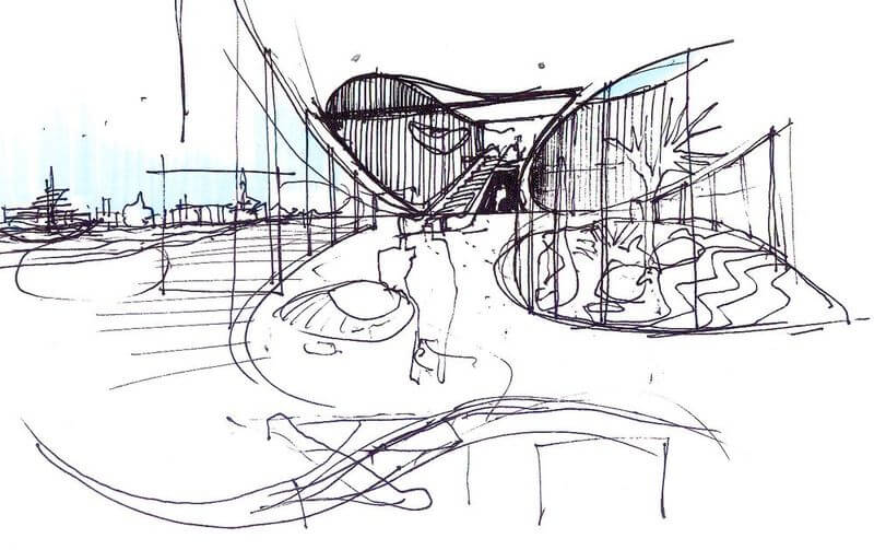 Guggenheim Museum, Helsinki sketch