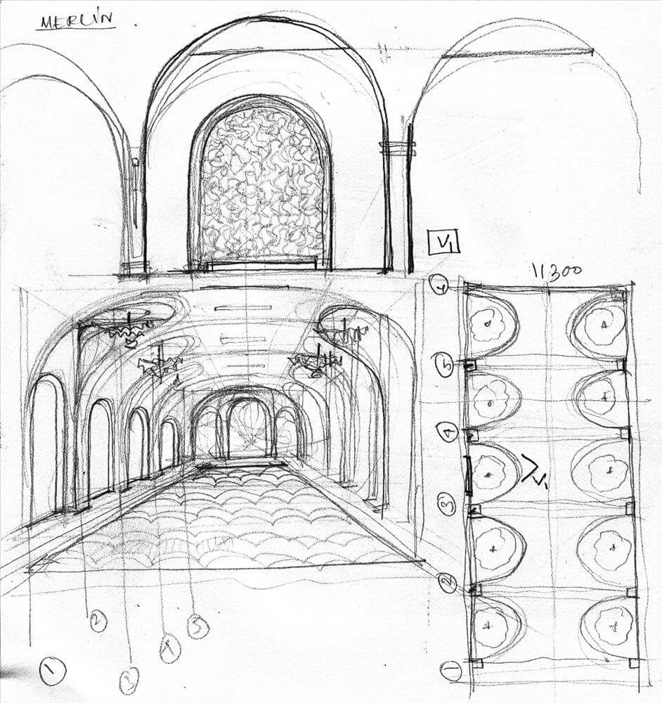 Merlin Banquets, Kolkata sketch