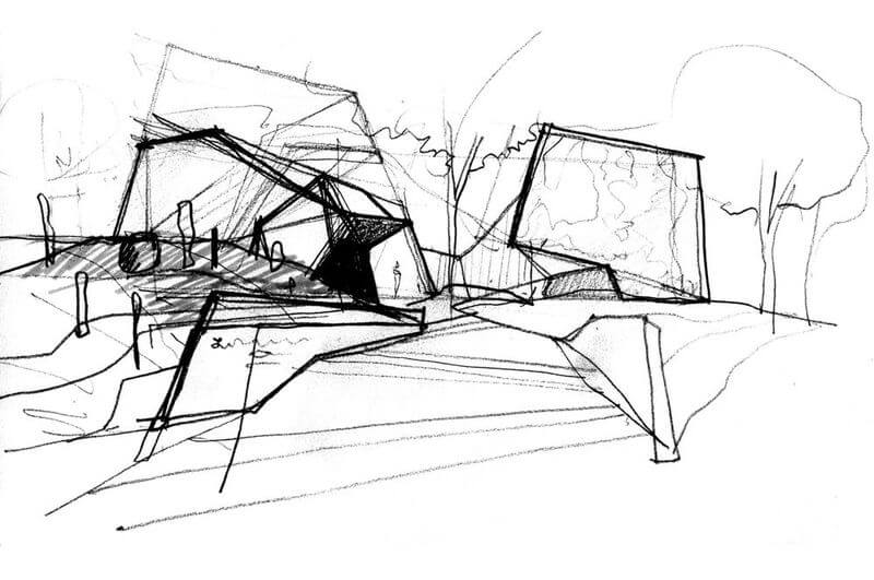 Rabindra Tirtha, Shantiniketan sketch