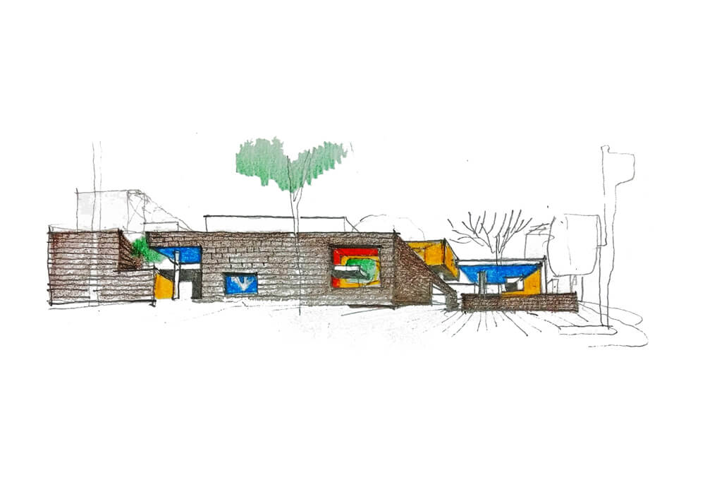 Edify School, Goa sketch